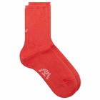 Rostersox What's Up Socks in Red