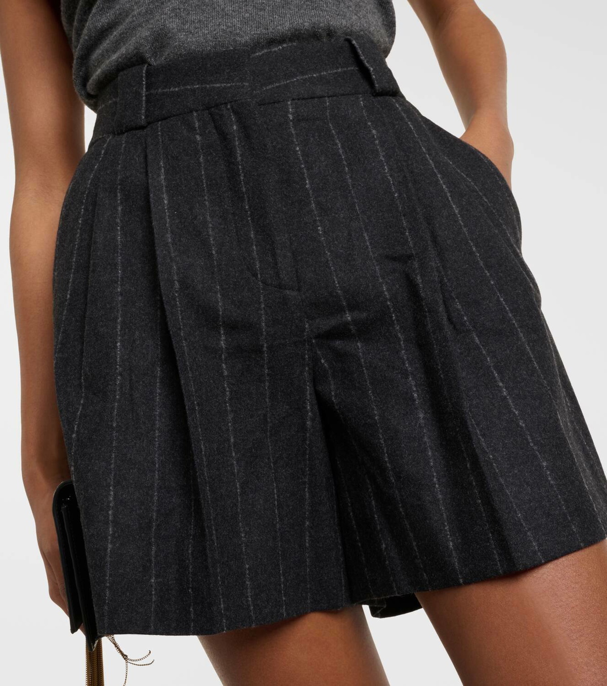 Blazé Milano Wool and cashmere shorts