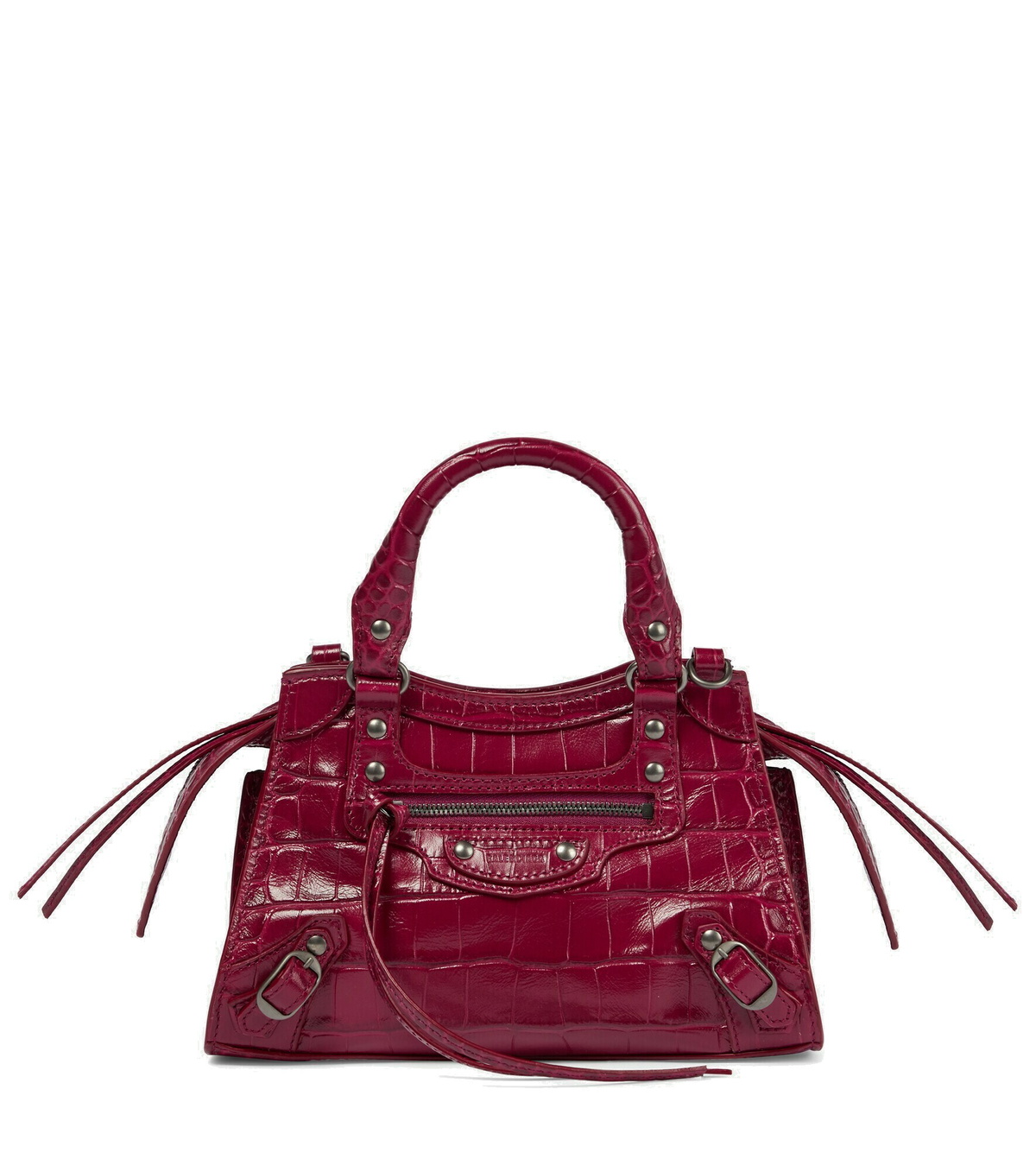 Balenciaga - Neo Classic Mini croc-effect leather tote Balenciaga