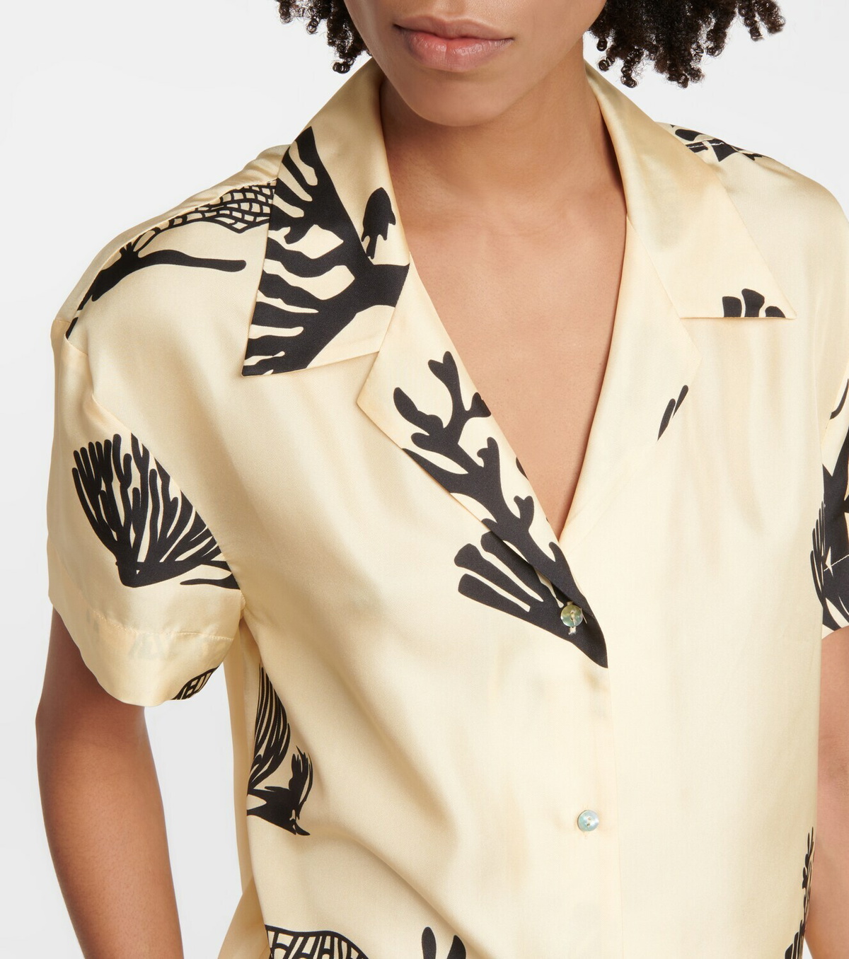 Asceno Prague printed silk shirt ASCENO