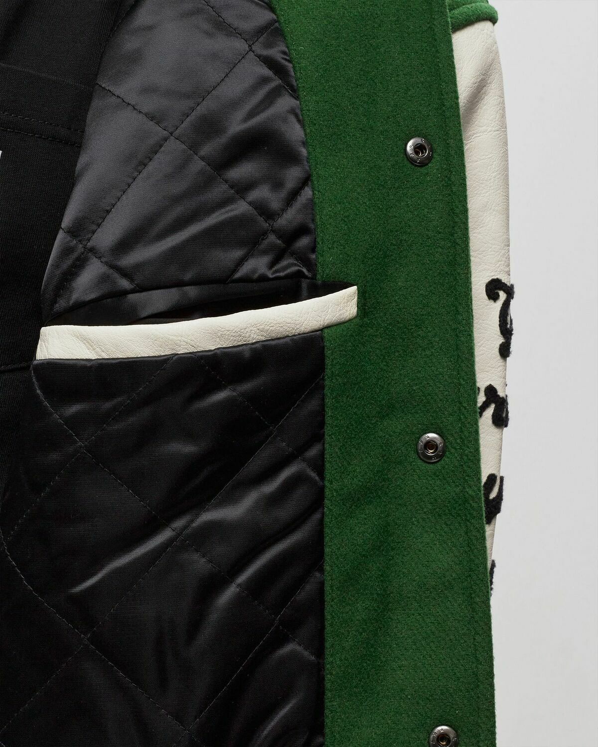 Awake Awake Ny X Carhartt Wip Teddy Jacket Green|White - Mens - College  Jackets