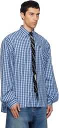 VETEMENTS Blue & Navy Tie Classic Shirt