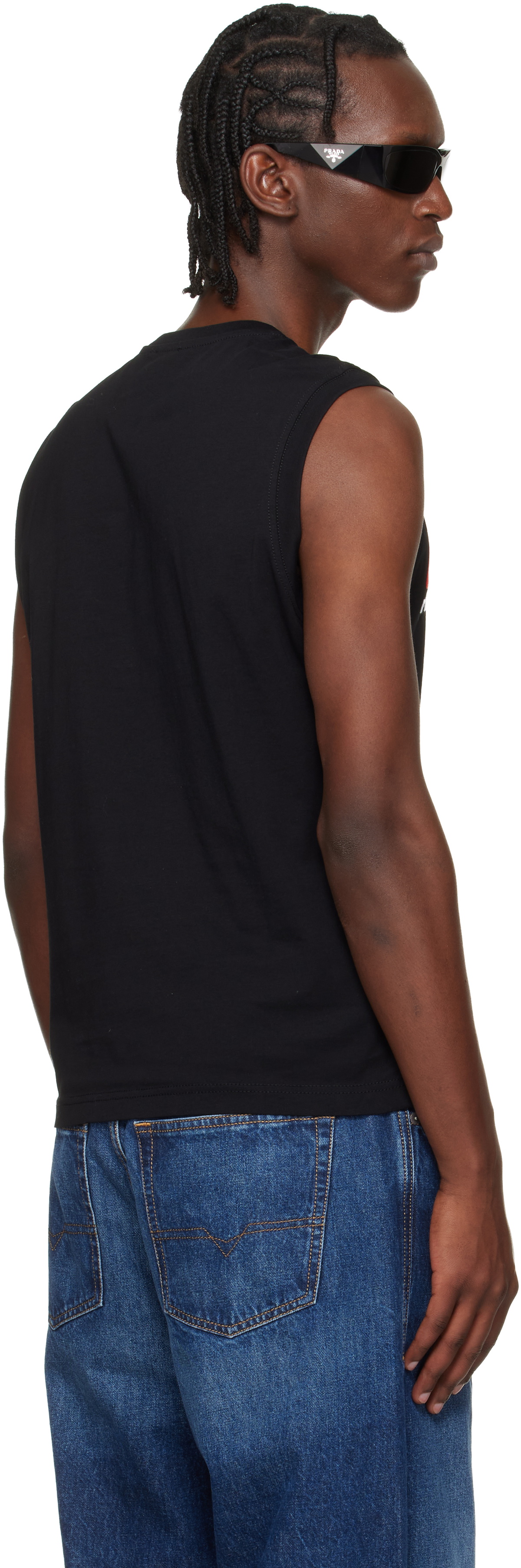 Diesel Black T-Isco-Div Tank Top