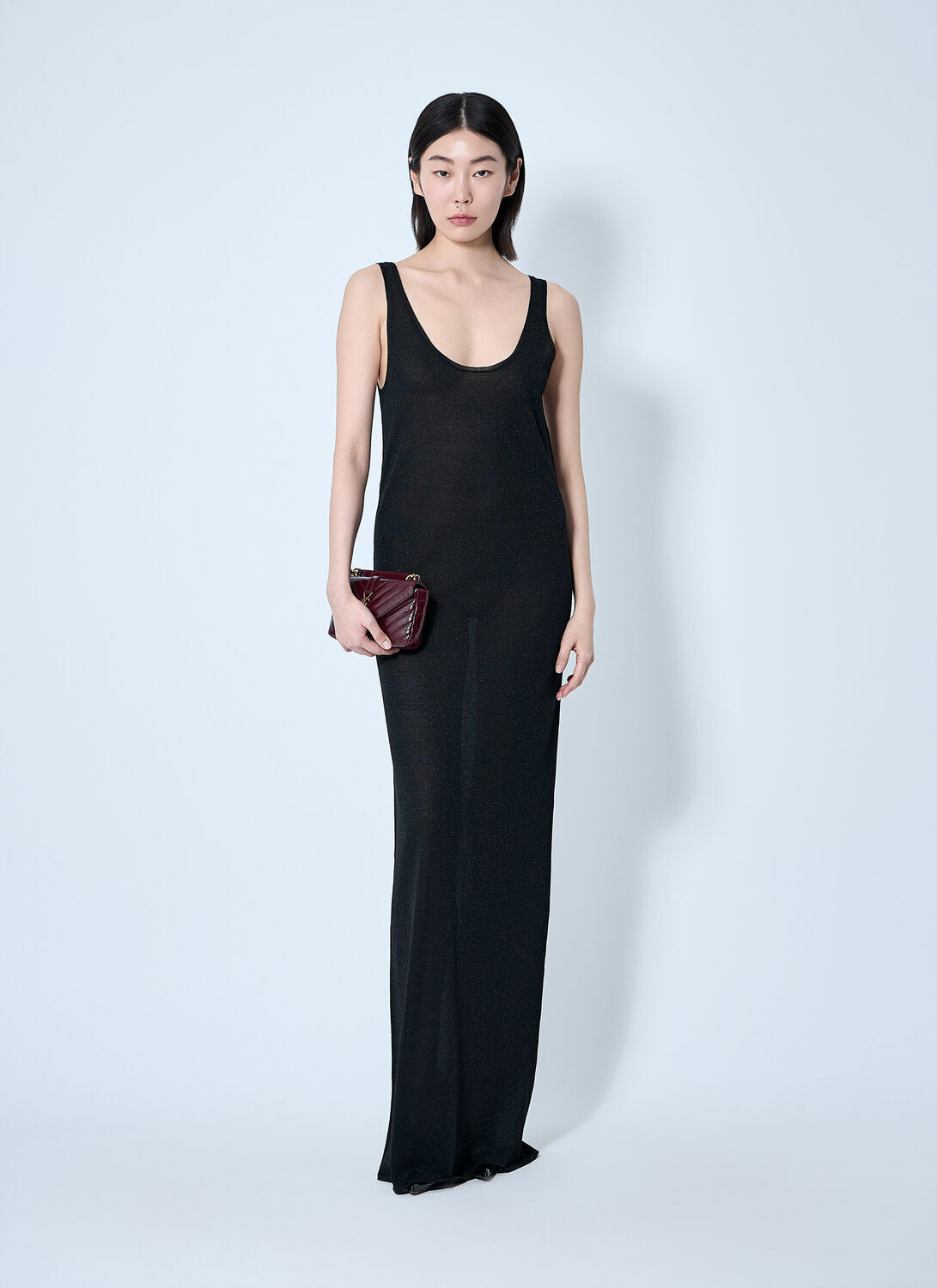 Saint Laurent Knit Maxi Dress