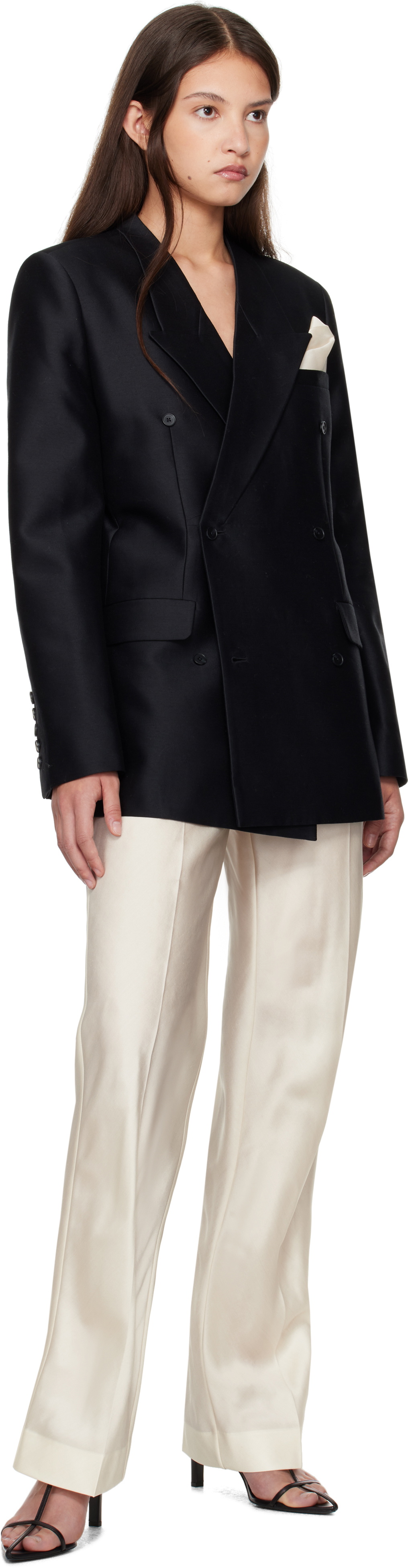 GIA STUDIOS Black Annie H Blazer