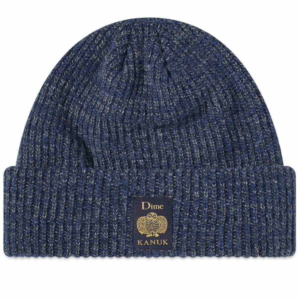 Dime x Kanuk Classic Wool Beanie in Dusty Navy Dime