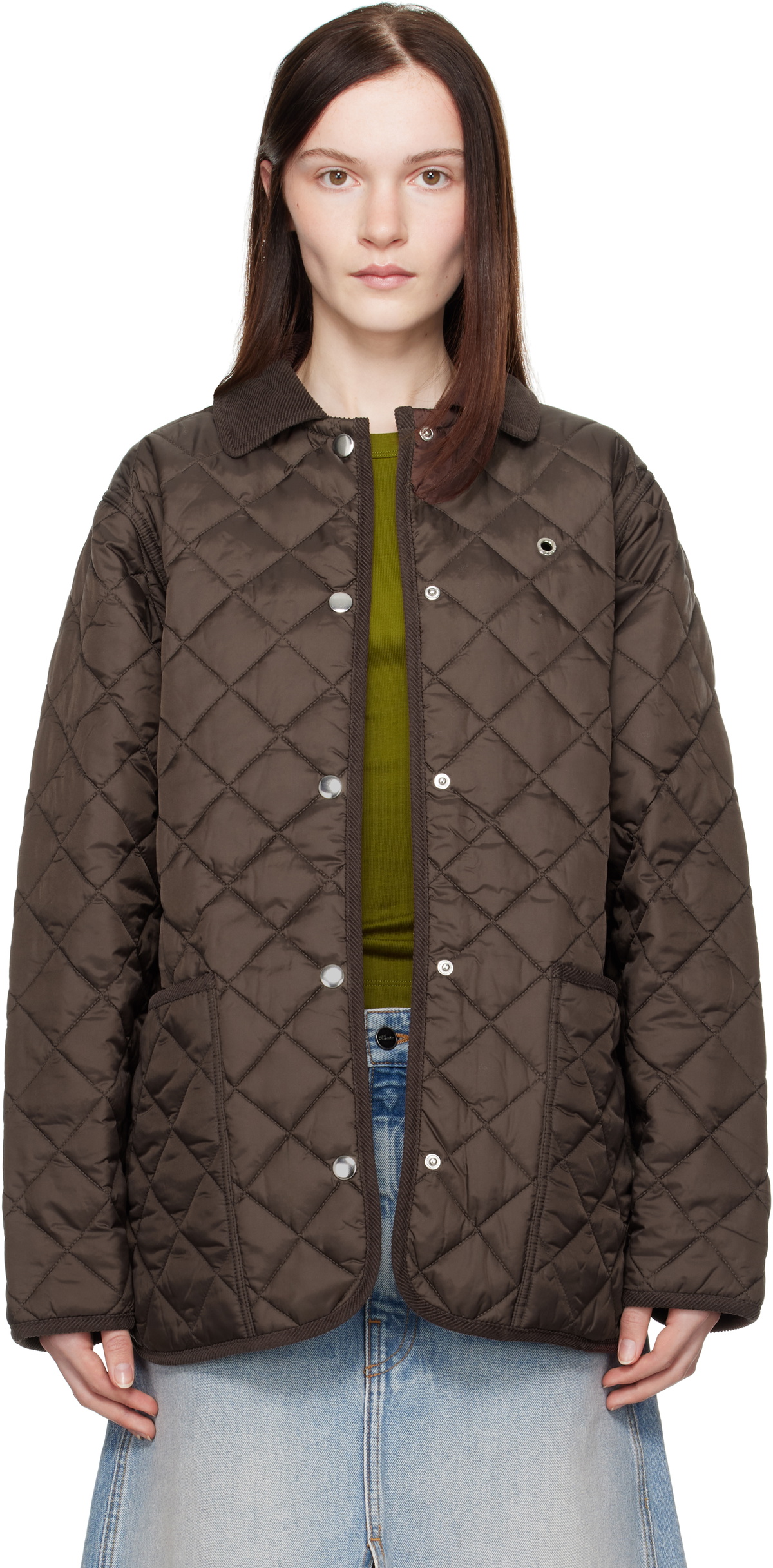 Saks Potts Purple Felix Shearling Jacket Saks Potts