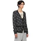 Gucci Black GG Snowflake Cardigan