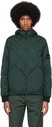 Stone Island Green Quilted Jacket