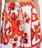 Dolce&Gabbana Majolica wide-leg pants