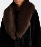 Nour Hammour Astoria shearling coat