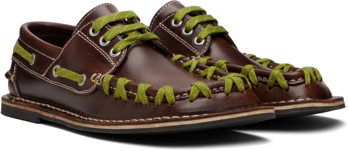 CAMPERLAB Brown Eki Boat Shoes