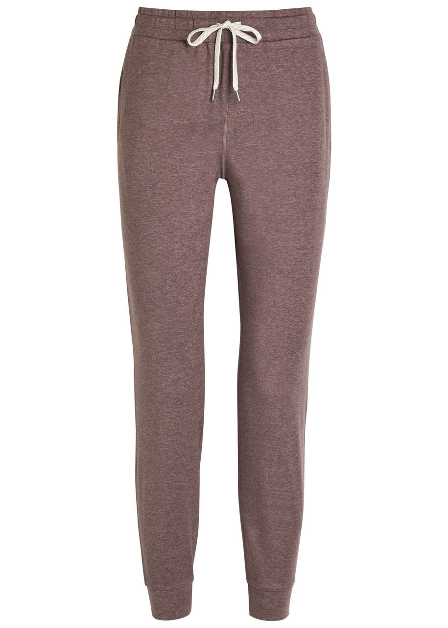 Vuori Performance Slubbed Jersey Sweatpants Taupe