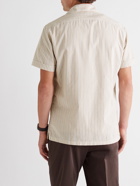 LARDINI - Gian Camp-Collar Striped Cotton Shirt - Multi