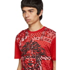 Versace Red Bandana Medusa T-Shirt