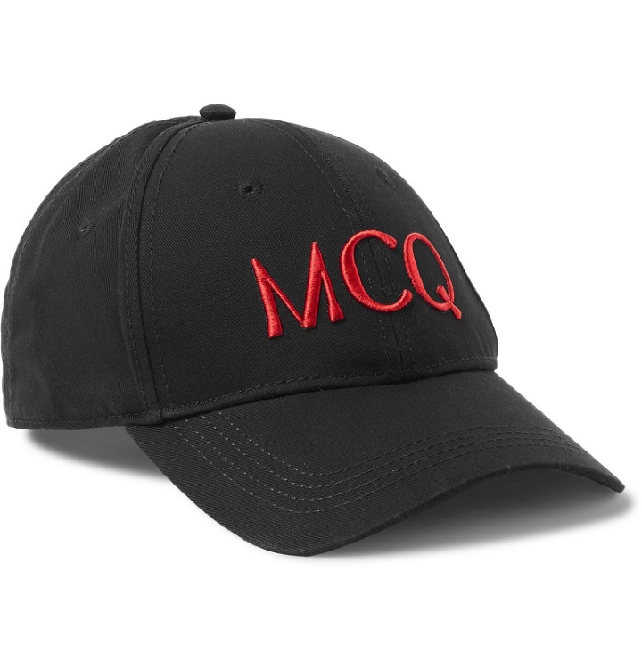 Photo: McQ Alexander McQueen - Logo-Embroidered Cotton Baseball Cap - Black