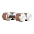 FYSIK Brown and Silver Mai Dumbbell Set, 4.5 kg