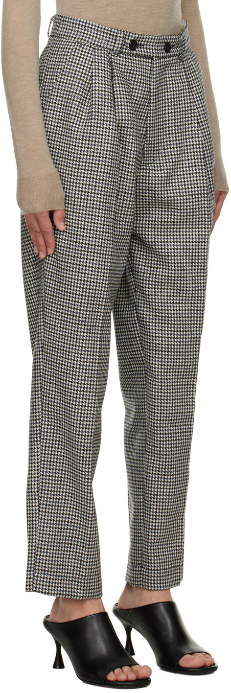 Manors Golf Black Houndstooth Trousers
