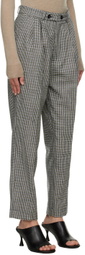 Manors Golf Black Houndstooth Trousers