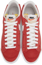 Nike Red & White Blazer Low ’77 Sneakers