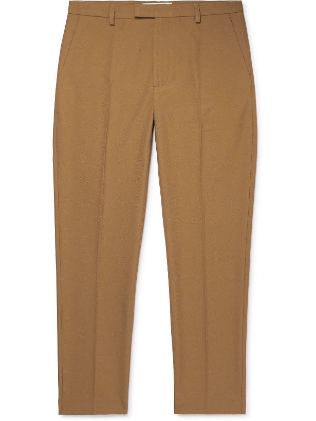 Photo: Séfr - Harvey Slim-Fit Tapered Woven Trousers - Brown