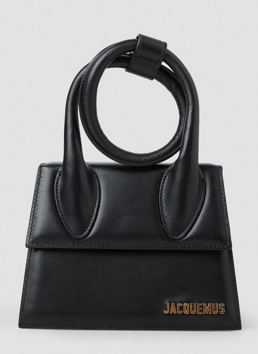 White Chiquito medium leather handbag, Jacquemus