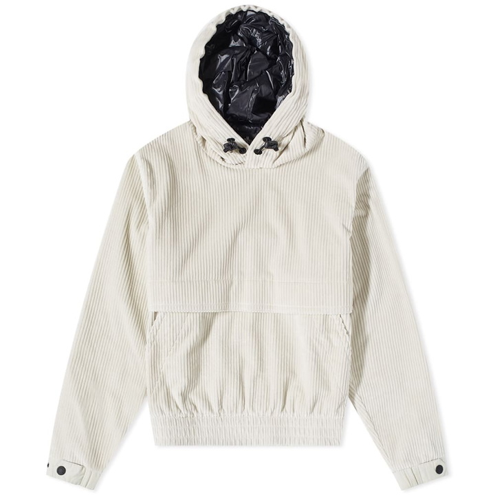 Photo: Moncler Grenoble Men's Jumbo Cord Popover Hooded Jacket in Beige