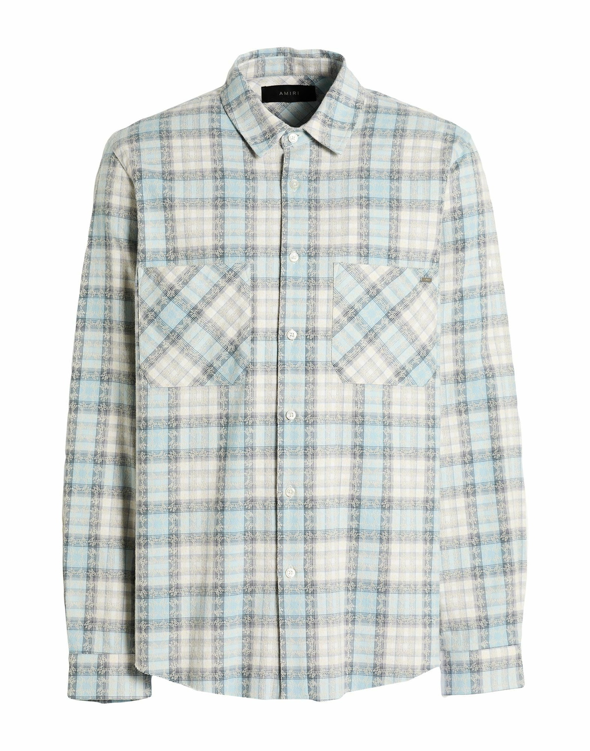 Amiri Mens Shirt Sky in Blue