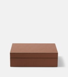 Giobagnara Santiago leather and wooden cigar box