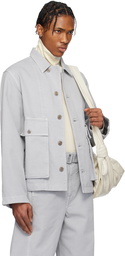 LEMAIRE Gray Boxy Denim Jacket