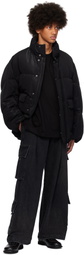 WOOYOUNGMI Black Quilted Down Jacket