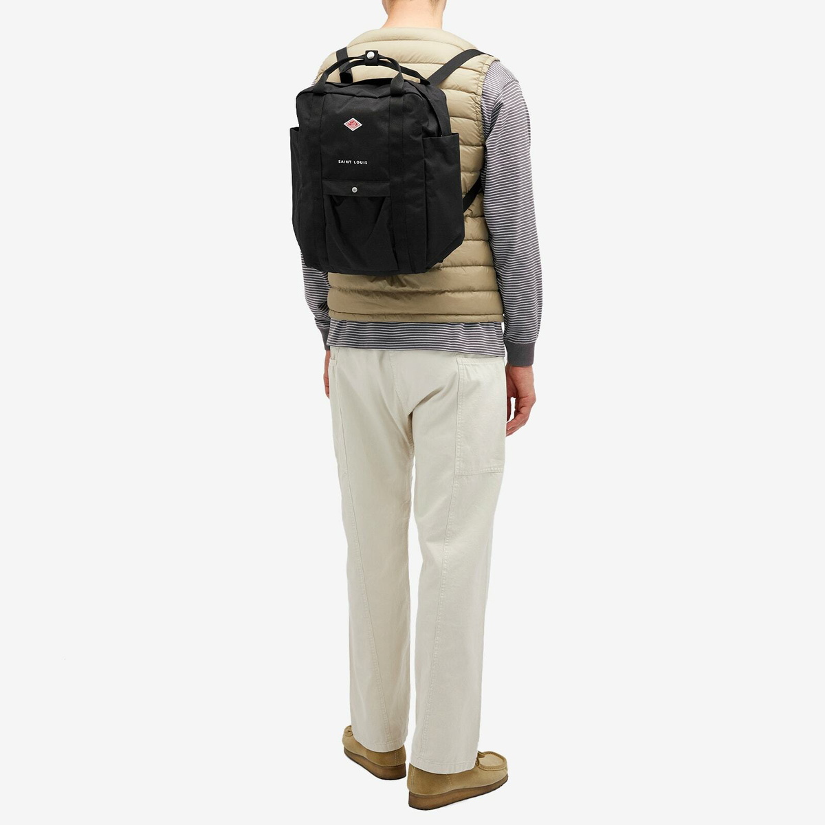 Danton Men's 2-Way Backpack in Black 