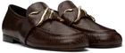 Proenza Schouler Brown Monogram Loafers