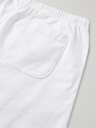 PASADENA LEISURE CLUB - Leisure Logo-Appliquéd Cotton-Jersey Shorts - White - S