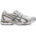 ASICS White & Brown Gel-NYC 2055 Sneakers