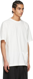 Y-3 White Cotton T-Shirt