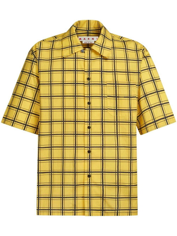 Photo: MARNI - Checked Cotton Shirt