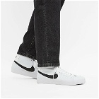 Nike SB Men's Court Mid Sneakers in White/Black