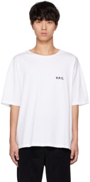A.P.C. White Jeremy T-Shirt
