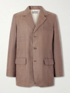 Kartik Research - Linen and Wool-Blend Suit Jacket - Brown