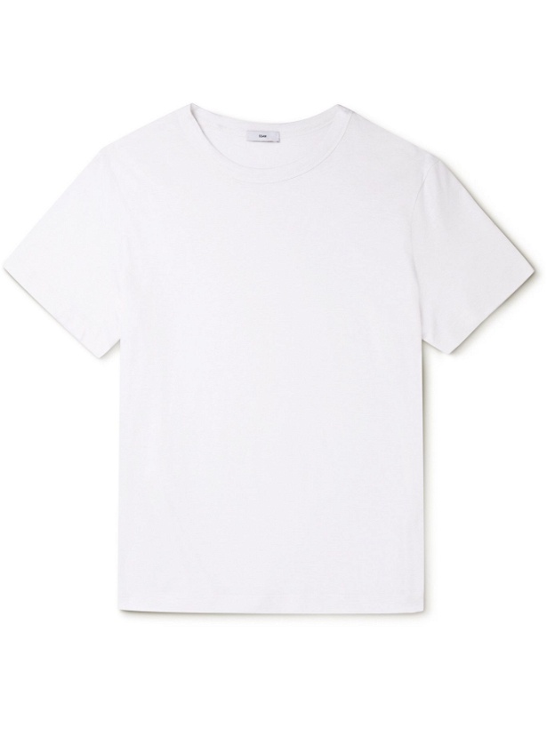 Photo: SSAM - Organic Cotton and Cashmere-Blend Jersey T-Shirt - White