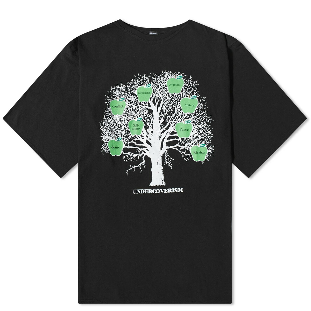 Undercoverism Men's Apple Tree T-Shirt in Black Undercoverism