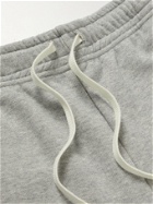 Aloye - Tapered Colour-Block Cotton-Jersey Sweatpants - Gray