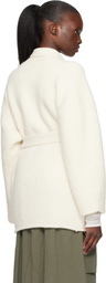 Lauren Manoogian Off-White Coto Cardigan