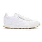 Reebok Classics White CL Leather Sneakers