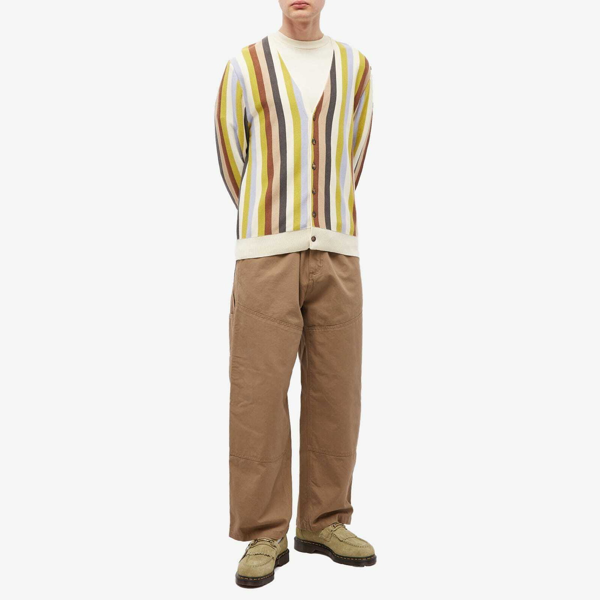 Checks Downtown Men's Stripe Cardigan in Multi