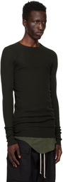 Rick Owens Green Porterville Rib Sweater