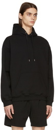 Second/Layer Black Slim Essential Raglan Hoodie