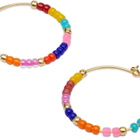 Anni Lu Women's Sunny Eldorado Hoop Earrings in Multi