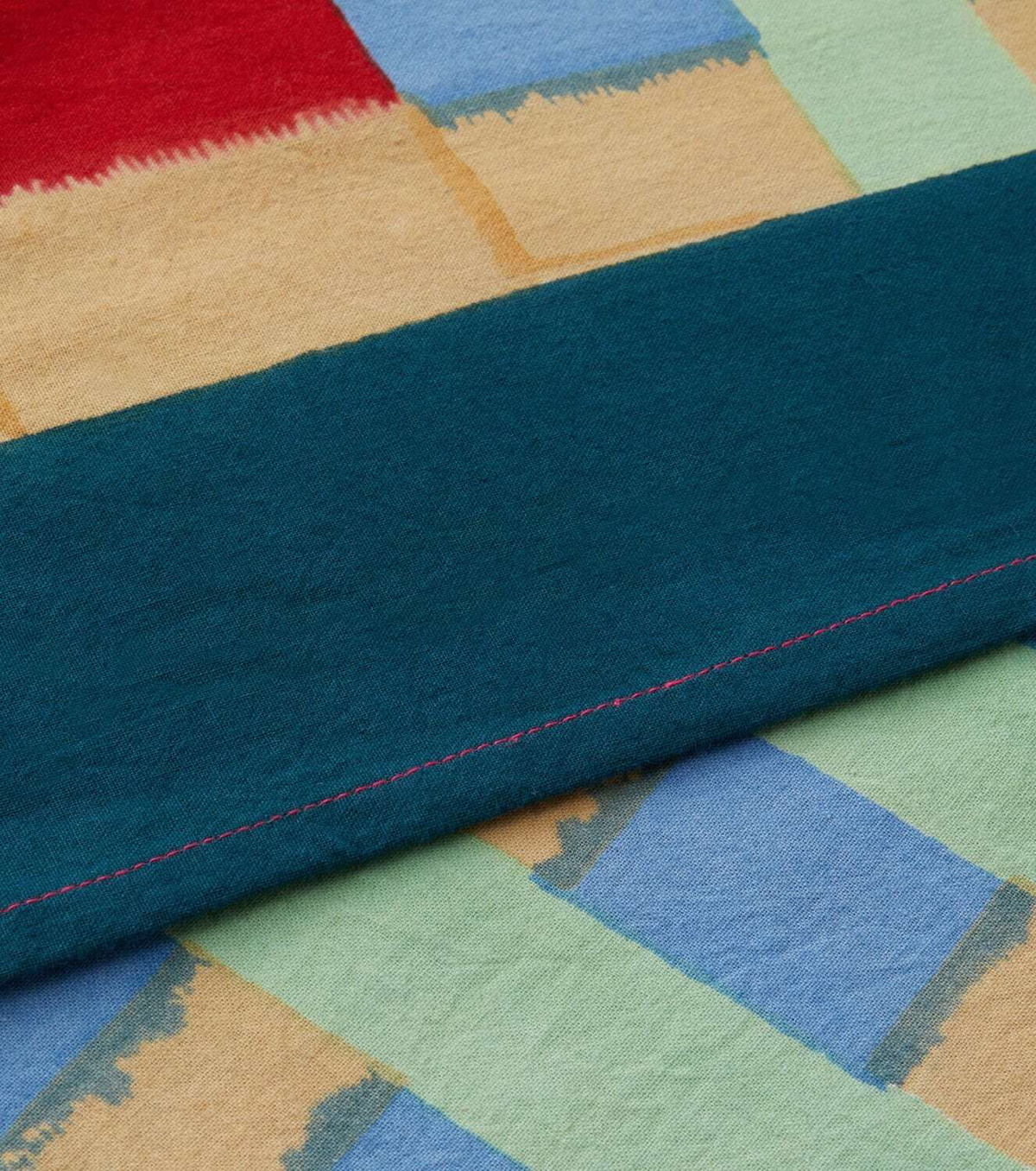 Lisa Corti Ankara Aqua Large cotton tablecloth